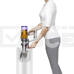Пылесос вертикальный Dyson V12 Detect Slim Absolute желтый/серый, питание от аккумулятора, 150 Вт, уборка сухая, пылесборник 0.35 л, работа от АКБ max - 60 мин, фото4