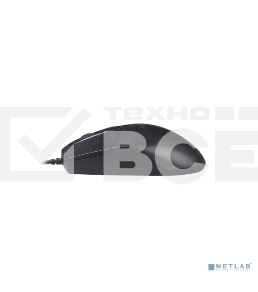 Мышь проводная A4Tech OP-720S черный, 1200 dpi, USB, кнопки - 3