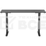 Стол для компьютера Cactus CS-EDL-BBK черный, столешница ДСП, каркас черный, фото5