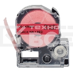Картридж ленточный Cactus CS-LK5RBP черный шрифт, красный фон (18 мм, 9 м) для Epson LW400/LW700/LW600P/LW1000P/K400/Z700/Z900, фото3