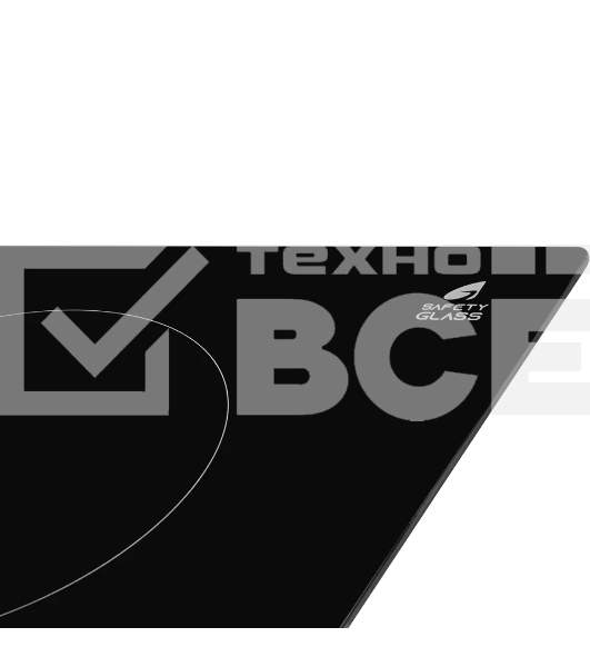 Встраиваемая варочная панель ECS 702 электрическая, 75 см, 5 конфорок, черный цвет