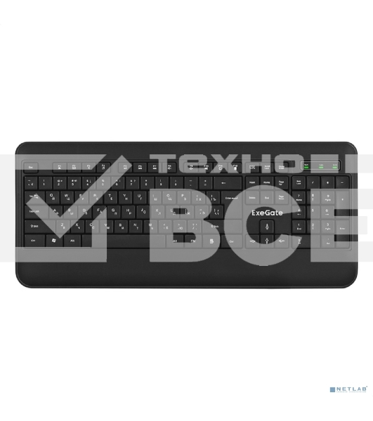 Клавиатура проводная ExeGate Professional Standard LY-E5500M, USB, черный