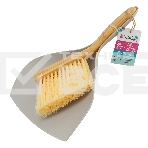 Набор: совок 290x190 мм и бамбуковая щетка-сметка 220 мм, Home Palisad, фото4