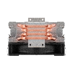 Кулер ExeGate Wizard EXX400V3-PWM.FRGB (Al+Cu, 4 тепл.трубки, LGA775/1150/1151/1155/1156/1200/1700/1851/AM2/AM2+/AM3/AM3+/AM4/AM5/FM1/FM2/754/939/940, TDP 140W, Fan 120mm, PWM, 800-1800RPM, Hydro bearing, 4pin, 11-24db, 540г, FRGB подсветка, с термопастой, на винтах, RTL), фото4