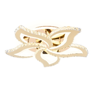Потолочный светодиодный светильник Ambrella light FA1724/5 GD золото 3000K/4200K/6400K 113W 630*600*100 (ПДУ РАДИО 2.4G)