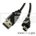 Кабель Gembird PRO CCP-USB2-AM5P-6 USB 2.0 кабель для соед. 1.8м  А-miniB (5 pin)  позол.конт., пакет , фото2