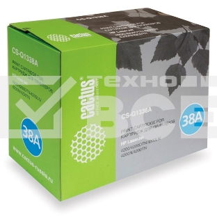 Тонер Картридж Cactus CS-Q1338A черный для HP 4200/4200DTN/4200LN/4200N/4200TN (13000 стр.)