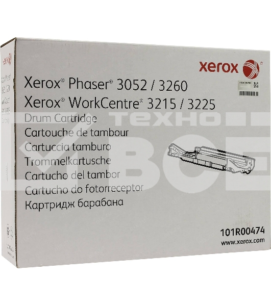 Драм-картридж Xerox 101R00474 черный для Xerox Phaser 3052/3260/WC 3215/25 10000 стр.(Channels)