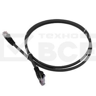 Патч-корд LANMASTER LSZH UTP кат.5e, 5.0 м, черный