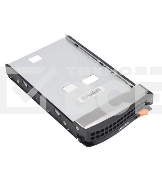 Корзина Supermicro Black gen-5 3.5-to-2.5 NVMe drive tray, Orange tab (for hotswap NVMe drive), RoHS/REACH