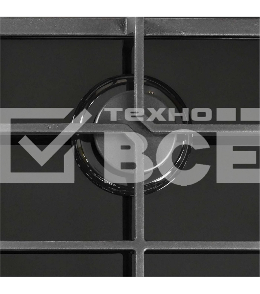 Панель варочная LEX GVG 640-1 BLгазовая 1000-3500Вт 4конфорки газ контроль