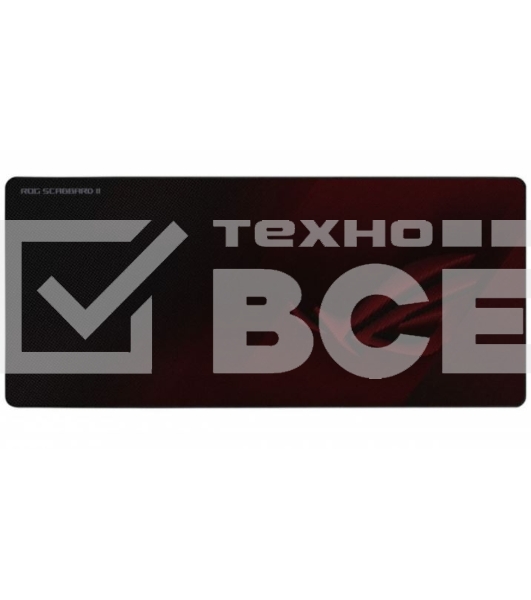Игровой коврик для мыши ASUS ROG Scabbard II (900 x 400 x 3 mm, резина, тканый материал, cиликон, 90MP00S0-B0UA00)