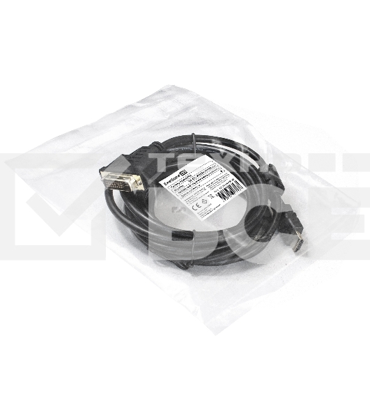 Кабель Exegate EX284906RUS  HDMI-DVI ExeGate EX-CC-HDMIM-DVIM-2.0 (19M/25M, dual link, 2м, 2 фильтра, позолоченные контакты)