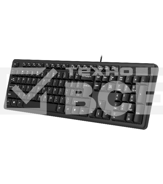 Клавиатура A4Tech KK-3 проводная, USB, черный