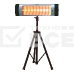 Инфракрасный обогреватель Neoclima SHAFT-2.0 черный, кварцевый, 2000 Вт, 20 м2, фото2