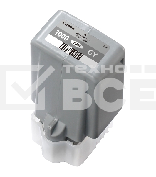 Картридж струйный Canon PFI-1000 GY серый