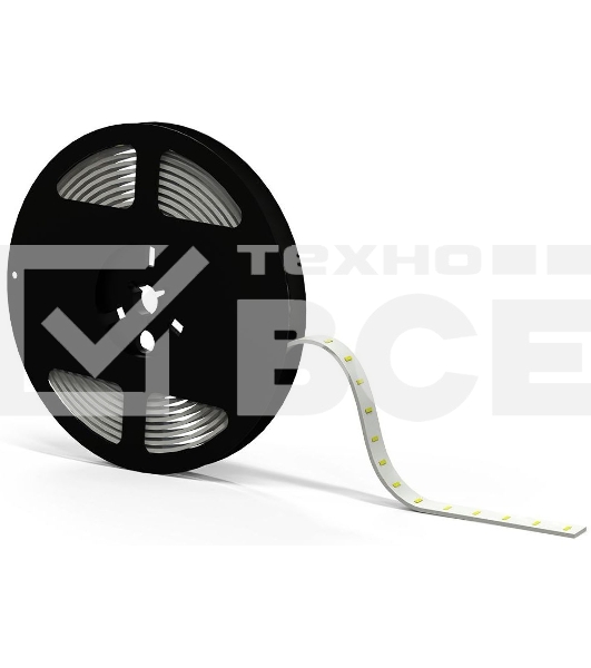 Лента светодиодная 2835 -SMD 4.8W 12V DC красный IP66 (блистер 5м)