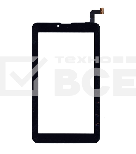 Сенсорное стекло (тачскрин) для Prestigio Wize 1177 4G, черное