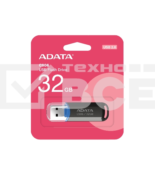 Флеш диск USB 2.0 ADATA Flash Drive 32Gb C906 Black