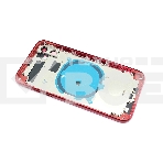 Задняя крышка (корпус) в сборе с рамкой для Apple iPhone 11 красная, фото2