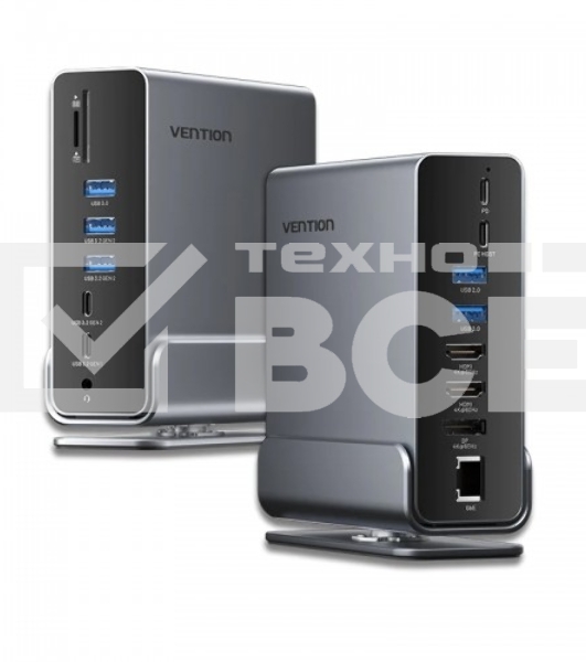 Мультифункциональная док-станция Vention USB Type C 15 в 1