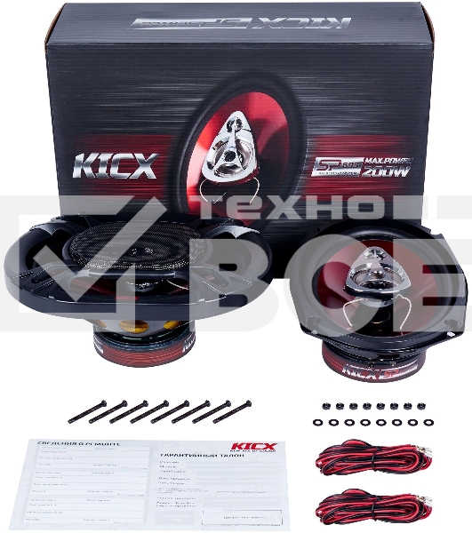 Колонки автомобильные Kicx SP 693 200Вт 92дБ 4Ом 16x23см (6x9дюйм) (ком.:2кол.) коаксиальные трехполосные