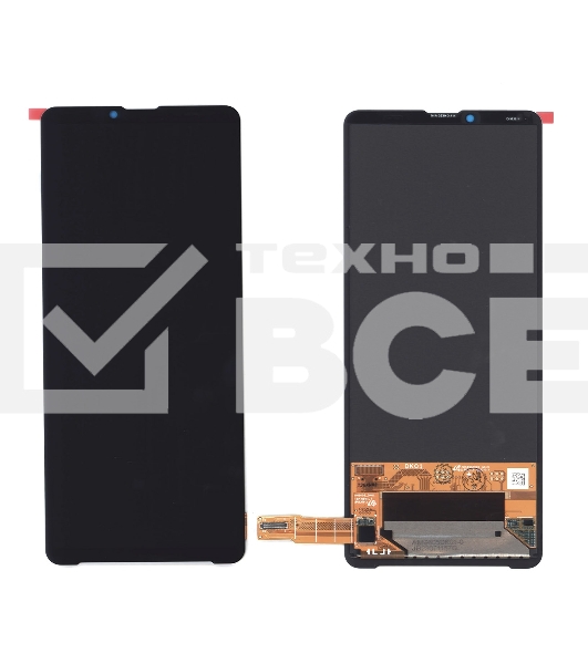 Дисплей для Sony Xperia 10 V в сборе с тачскрином черный orig lcd