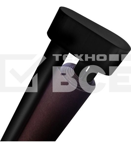 Экран Cactus 180x180см Map type CS-PSRM-180x180-BK 1:1 настенно-потолочный рулонный черный