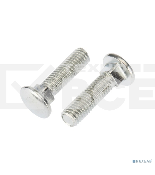 Болт мебельный KRANZ DIN 603, 8х30,  пакет (4шт.)