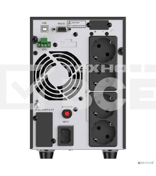 ИБП CBR ESN-1.5KT-4F-LCHERSC Online 1500VA/1500W Tower 4 x Schuko, LCD, HID-USB, RS232, EPO, SNMP slot