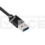 USB-концентратор 4-в-1 ExeGate DUB-331T (кабель-адаптер USB3.0 --> 3xUSB2.0, 1xUSB3.0, Plug&Play, черный), фото3