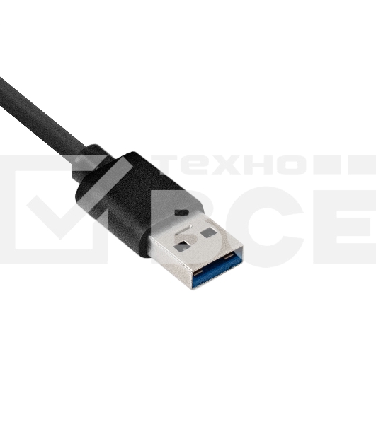 USB-концентратор 4-в-1 ExeGate DUB-331T (кабель-адаптер USB3.0 --> 3xUSB2.0, 1xUSB3.0, Plug&Play, черный)