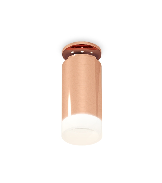 Светильник Ambrella Light XS6326082 PPG/FR золото розовое полированное/белый матовый MR16 GU5.3 (N6906, C6326, N6248)