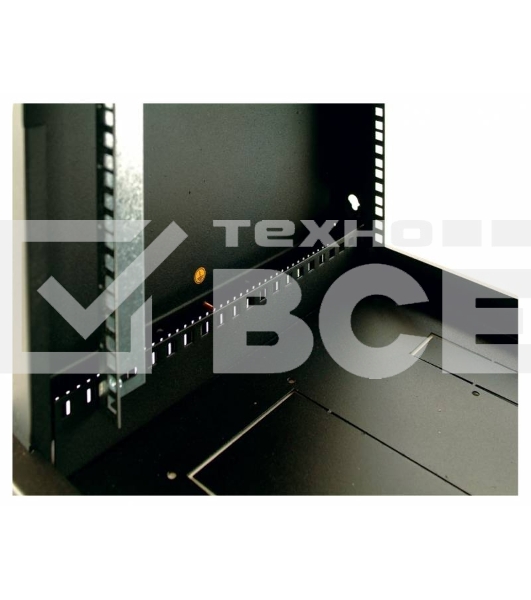 Шкаф телеком. настенный разборный 9U (600х350) дверь стекло (ШРН-Э-9.350) (1 коробка)