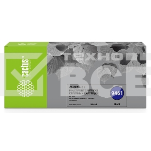 Картридж струйный Cactus CS-EPT9461 (T9461) черный пигментный (180 мл) для Epson WF-C5290DW/WF-C5790DW