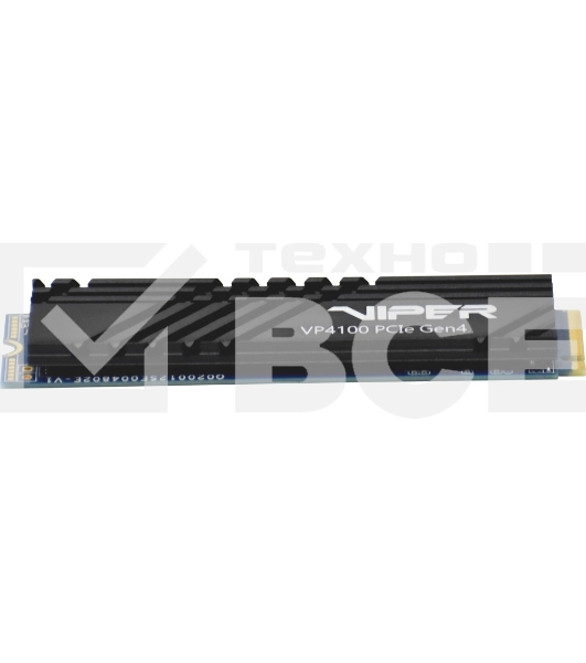 Накопитель SSD Patriot Viper VP4100, 1Tb, PCIe 4.0 x4, M.2, NVMe, R/W 4700/4200, с радиатором