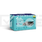 Коммутатор 5-Port 10/100Mbps Unmanaged Switch with 4-Port PoE, meta case, desktop mount, PoE budget 41W., фото7