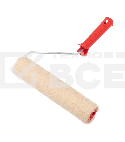 Валик Rexant 'Натуральный мех' бесшовный, ворс 12 мм, ширина ролика 240 мм, Ø 42 мм, бюгель 6 мм