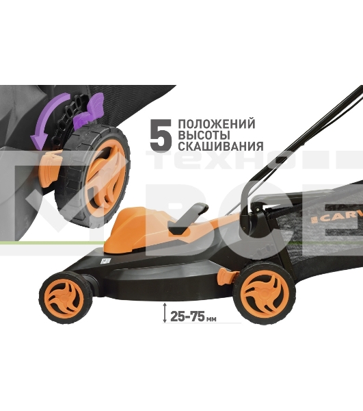 Газонокосилка роторная Carver LME-1640 (01.024.00013) 1600Вт