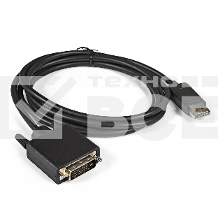 Кабель-переходник Exegate EX284908RUS  DisplayPort -DVI ExeGate EX-CC-DPM-DVIM-1.8 (20M/25M, 1,8м, экран)