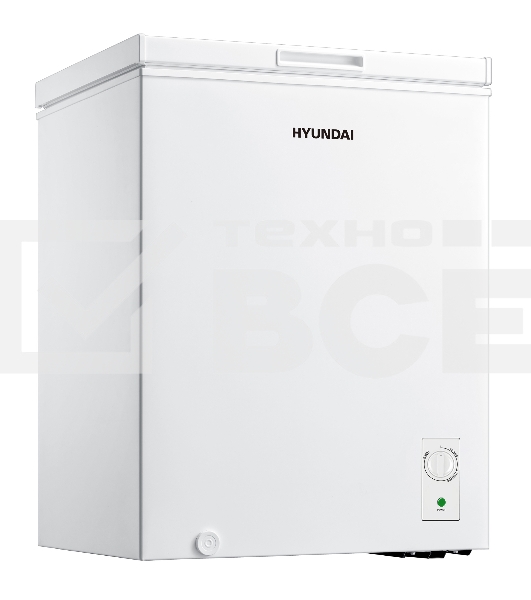 Морозильный ларь Hyundai CH1505, белый, 142л