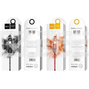 Кабель HOCO X14 USB 2.0, AM/Lightning M, черный, 2м