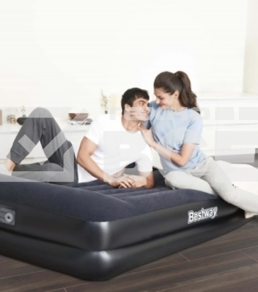 Матрас надувной Tritech,  203*152*46см (Queen), встроенный электронасос Bestway 67403