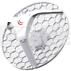 Точка доступа MikroTik LHG 5 Tripack (Three units of LHG 5 with 24.5dBi 5GHz antenna, Dual Chain 802.11an wireless, 600MHz CPU, 64MB RAM, 1x LAN, POE, PSU, RouterOS L3) – all three antennas in single box, фото 1