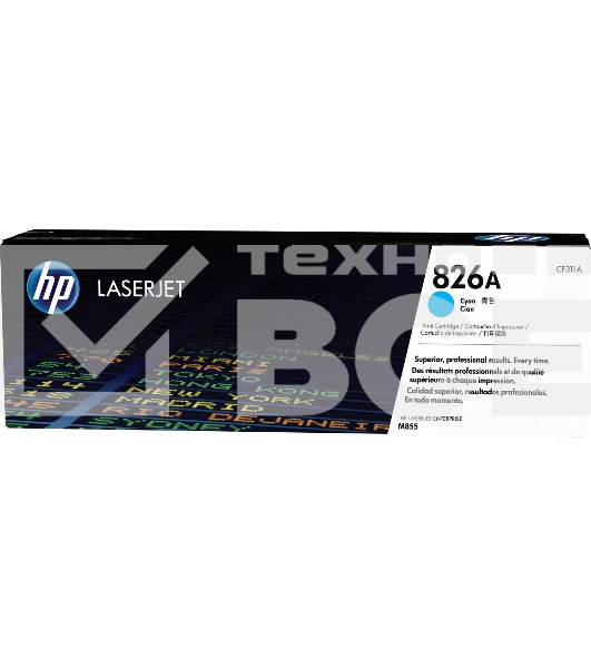 Тонер Картридж HP 826A CF311A голубой для HP CLJ Ent M855
