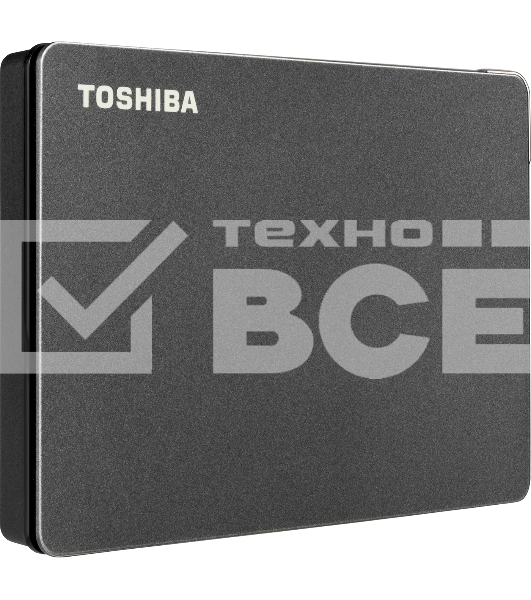 Внешний HDD 2.5' Toshiba Canvio Gaming, 4TB, USB 3.2 Gen 1 Type-A, 5400 rpm, черный