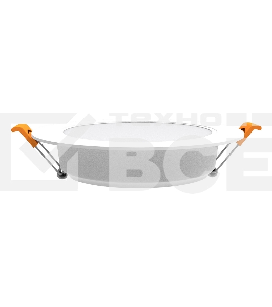Светильник Gauss Elementary Downlight 5Вт 4000K белый круглый (9100420205)