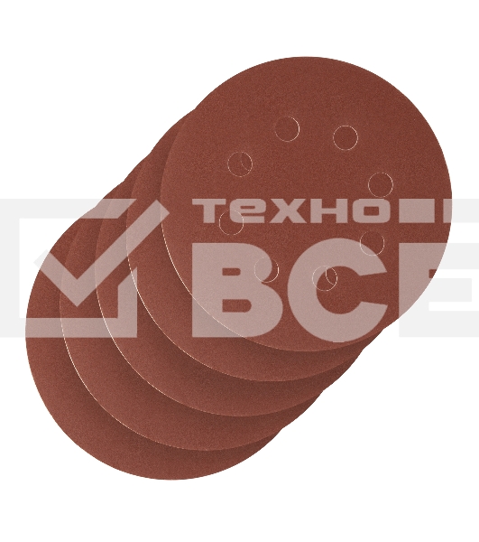 Круг абразивный Сибртех на ворсовой подложке под 