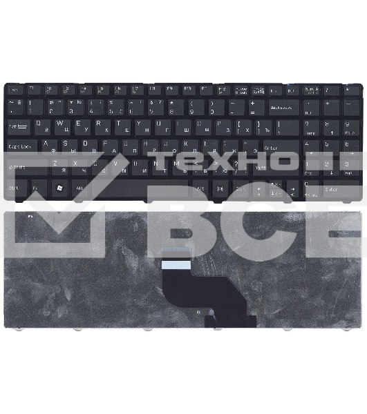 Клавиатура для ноутбука MSI CR640 CX640 черная с рамкой