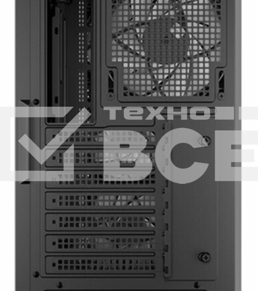 Компьютерный корпус Deepcool CC560 ARGB V2 без БП, боковое окно (закаленное стекло), 3x120мм ARGB LED вентилятор спереди и 1x120мм ARGB LED вентилятор сзади, черный, ATX